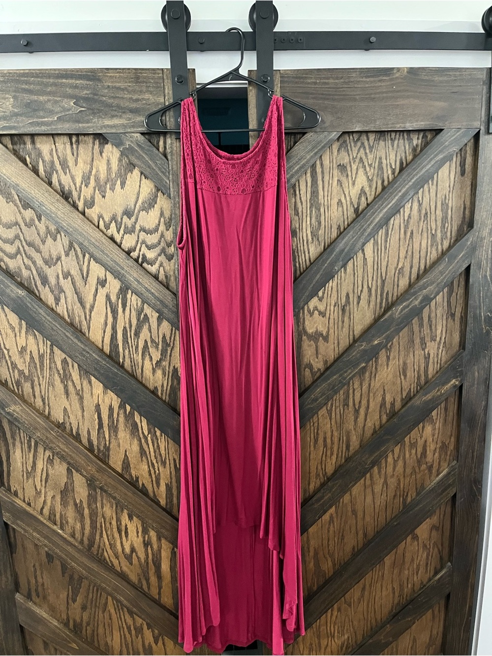 Lane Bryant Fuchsia High-Low Dress
